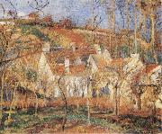 Camille Pissarro Red Roofs oil painting on canvas